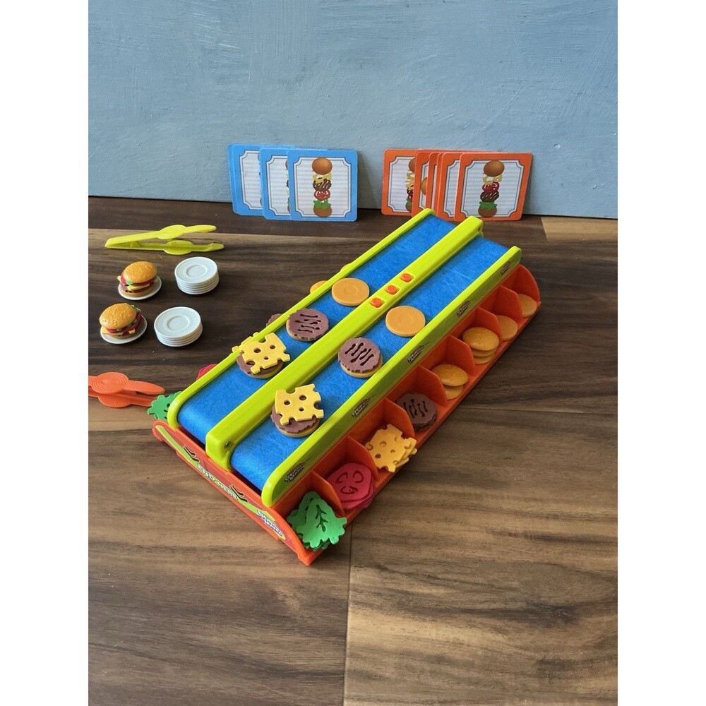 Burger Mania Game Complete with all Pieces Instuctions Online (Tested Working)
